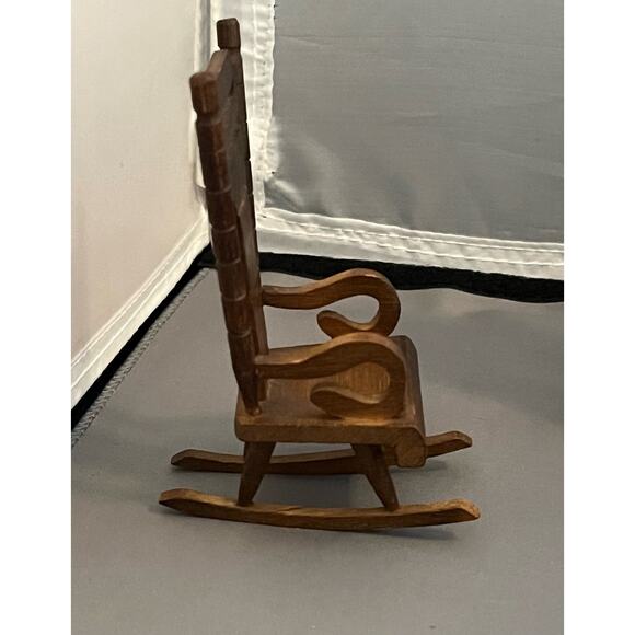 Dollhouse Miniature Wooden Furniture Mix Grandfather Clock Desk Rockers Lot - Picture 3 of 16